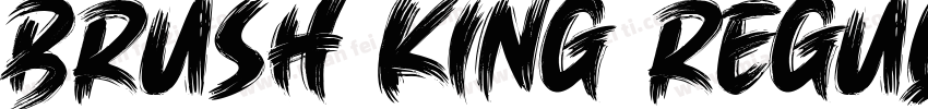 Brush King Regular字体转换